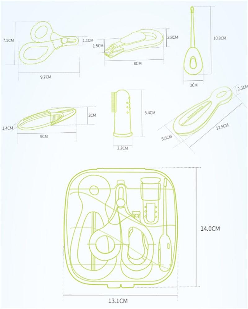 6-in-1 Baby Care Kit: Safe Grooming Tools for Newborns - Dreamy-Designs Store Online