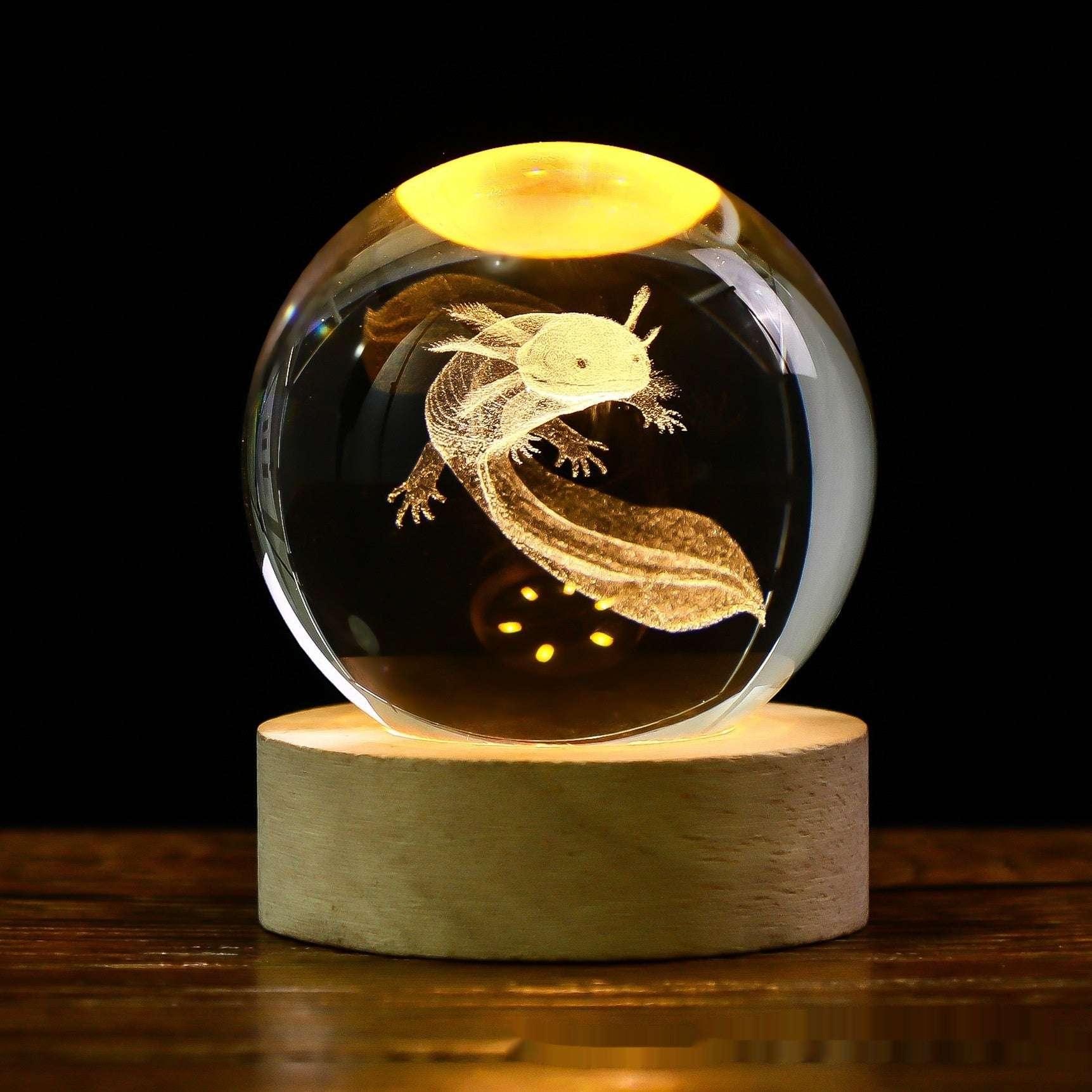 6 Designs: 3D Planet Crystal Ball Night Lamp | Cosmic Wonder - Dreamy-Designs Store Online