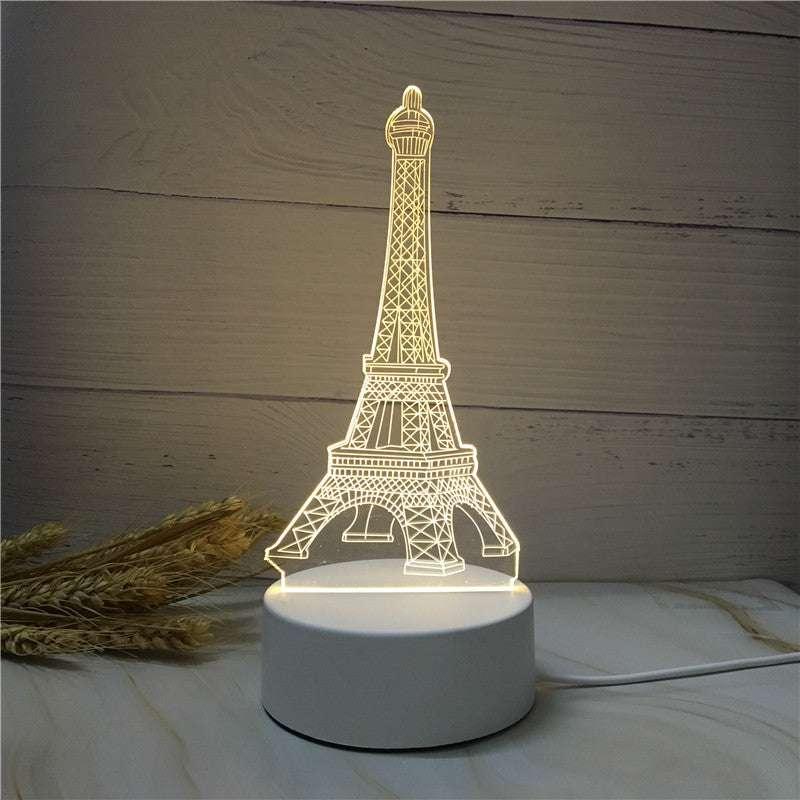 3D LED Lamp Creative Energy Saving Cartoon Night Light (Desktop/Bedside/Baby Room/Corridor) - Soft Bright Lighting With Durable Base - Dreamy-Designs Store Online