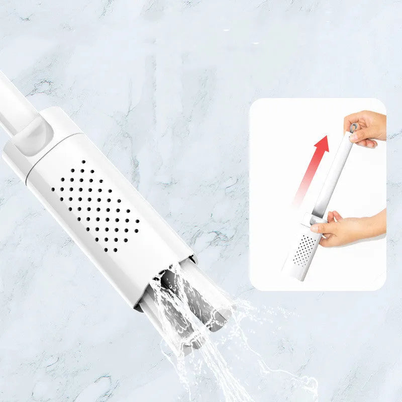 Sponge Suction Handheld Mini Mop - Compact Cleaning Solution (15*3cm) / Plastic Handle / Folding Squeeze Design / 1-3 Mop Heads Available - Dreamy-Designs Store Online