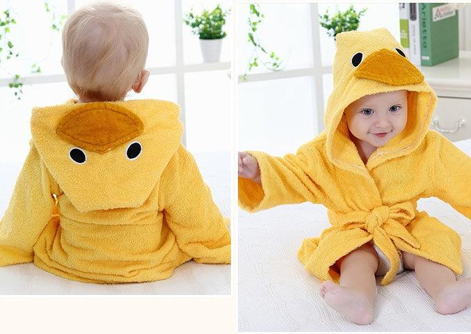 Cartoon Cute Animal Modeling Baby Bath Towels Baby Bathrobes Cotton Children's Bathrobes Baby Hooded - Dreamy-Designs Store Online