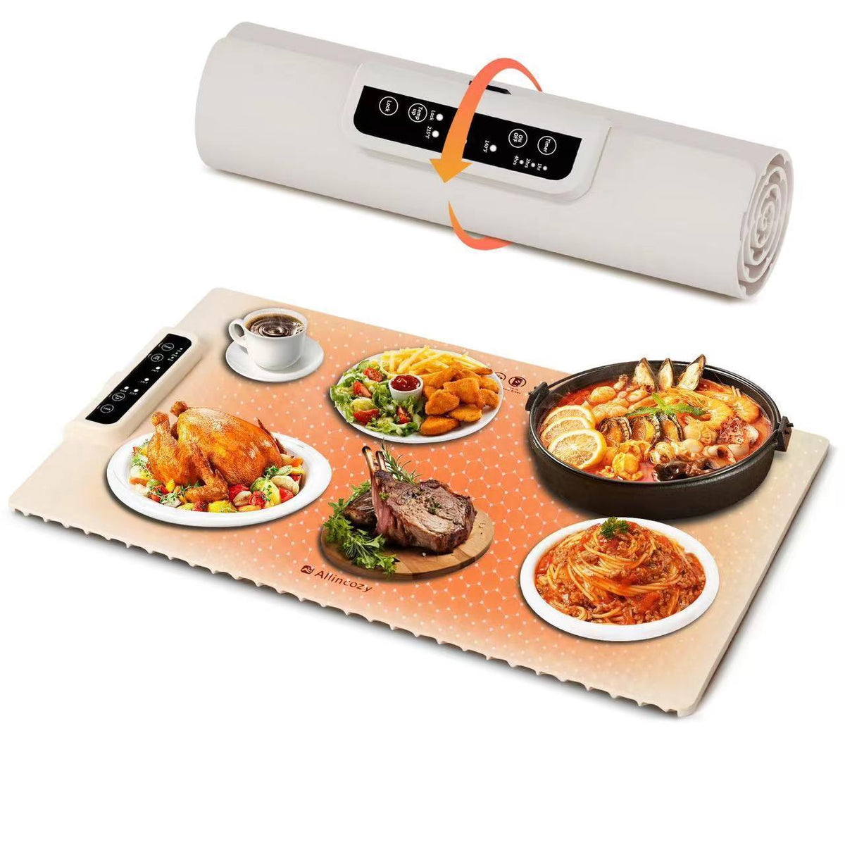 Multifunctional Hot Dish Temperature Keeping Pad / Heat Dish Insulation / Cutting Board (240W, 608mm Diameter) - Dreamy-Designs Store Online