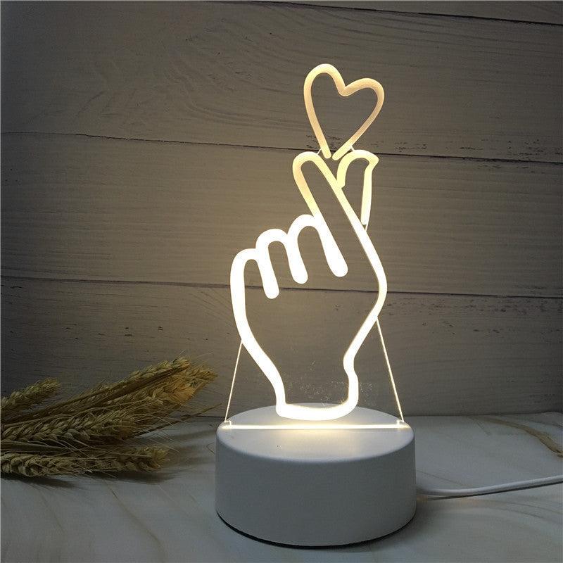 3D LED Lamp Creative Energy Saving Cartoon Night Light (Desktop/Bedside/Baby Room/Corridor) - Soft Bright Lighting With Durable Base - Dreamy-Designs Store Online