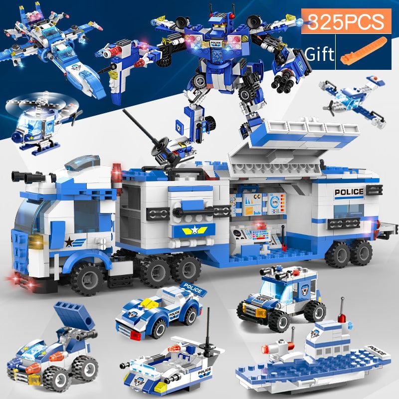 Military aircraft carrier police building blocks - Dreamy-Designs Store Online