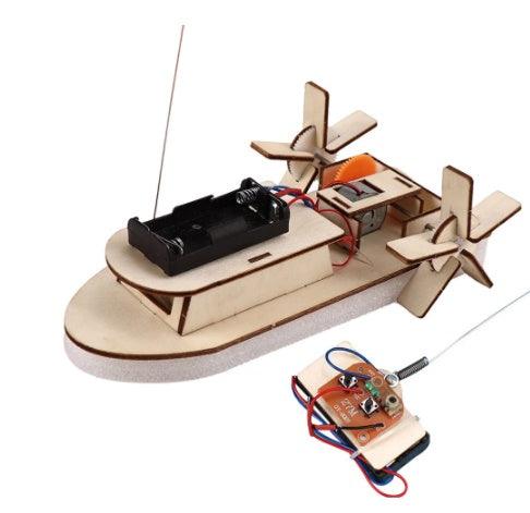 DIY Electric Hovercraft Kit: STEM Toy for Ages 4+ (5-Star Difficulty) - Dreamy-Designs Store Online