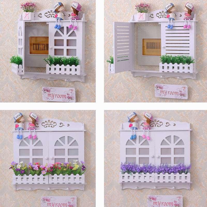 Electric Meter Box Decorative Cover (Wood Plastic) - Modern Design (Various Styles) / 6 Sizes / Wall-Mounted Frame - Dreamy-Designs Store Online