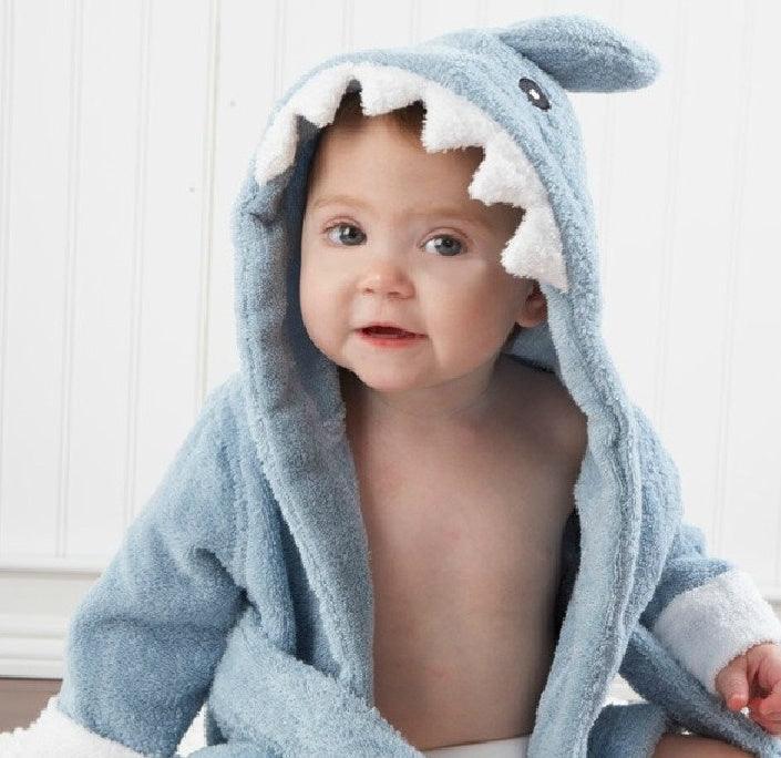 Cartoon Cute Animal Modeling Baby Bath Towels Baby Bathrobes Cotton Children's Bathrobes Baby Hooded - Dreamy-Designs Store Online