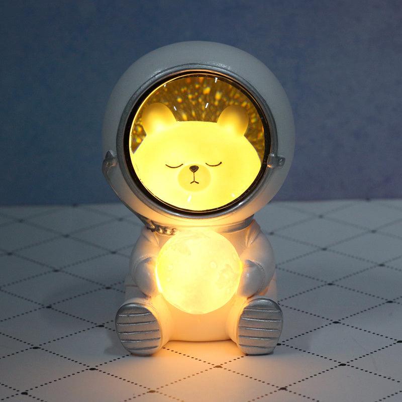 Starry Sky Animal Atmosphere Night Light (LED, Battery-Powered) - Resin Decorative Lamp for Room & Living Room (Unisex) - Dreamy-Designs Store Online