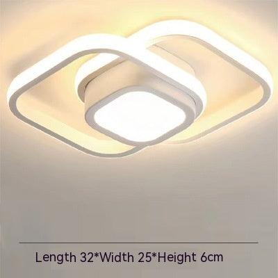 Simple Corridor LED Light: Modern Creativity for Your Entrance (White/Warm/Three-Color, 220V) - Dreamy-Designs Store Online