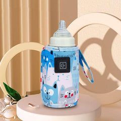 Milk Bottle Insulation Sleeve USB Three Gear Heating (Portable Use) / Mechanical Operation / 5V Rated Voltage / 9W Rated Power / 4 Color Options - Dreamy-Designs Store Online