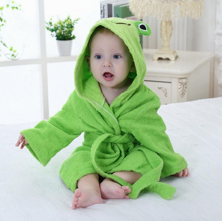 Cartoon Cute Animal Modeling Baby Bath Towels Baby Bathrobes Cotton Children's Bathrobes Baby Hooded - Dreamy-Designs Store Online