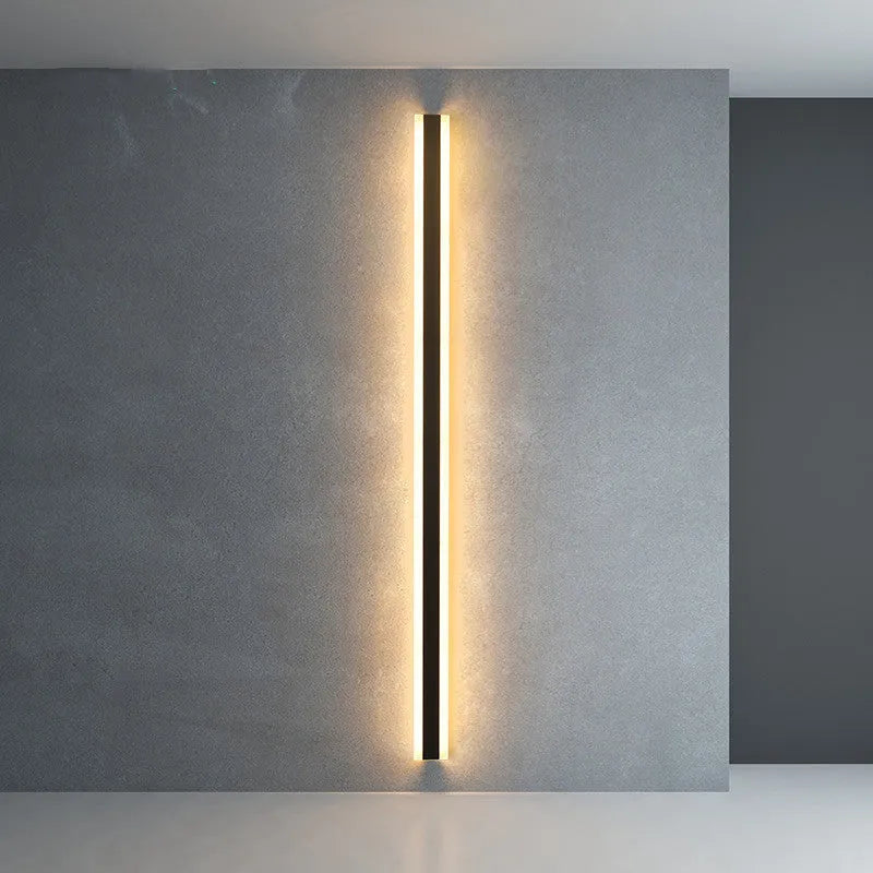 Minimalist Long LED Wall Lamp (30cm-6W) / Modern Acrylic Lighting Fixture / 220V / Living Room, Bedroom, Hallway Illumination - Dreamy-Designs Store Online