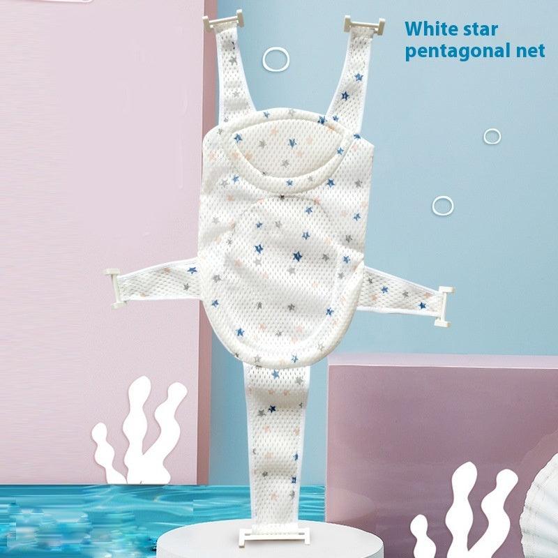 Baby Bath Net Bag Rack: Safe Support for 0-24 Months - Dreamy-Designs Store Online