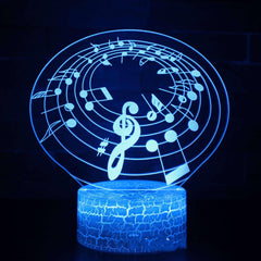 Musical note series night light - Dreamy-Designs Store Online