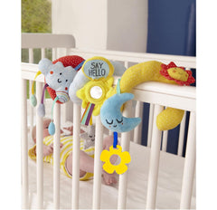 Star Moon Baby Rattle: 6-in-1 Sensory Toy for Infants - Dreamy-Designs Store Online