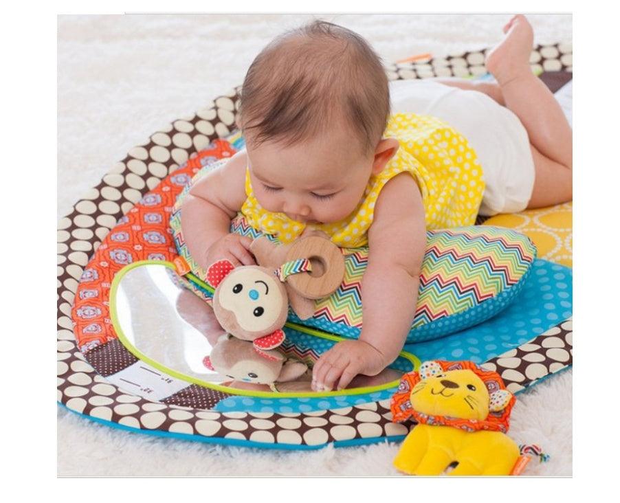 Baby Tummy Time Activity Mat: 5-in-1 Sensory Development - Dreamy-Designs Store Online