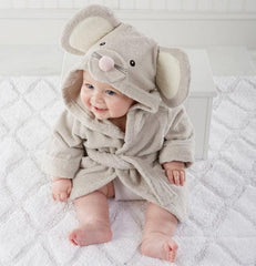 Cartoon Cute Animal Modeling Baby Bath Towels Baby Bathrobes Cotton Children's Bathrobes Baby Hooded - Dreamy-Designs Store Online