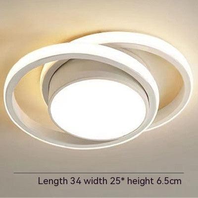 Simple Corridor LED Light: Modern Creativity for Your Entrance (White/Warm/Three-Color, 220V) - Dreamy-Designs Store Online