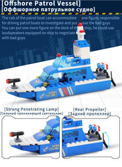 Military aircraft carrier police building blocks - Dreamy-Designs Store Online