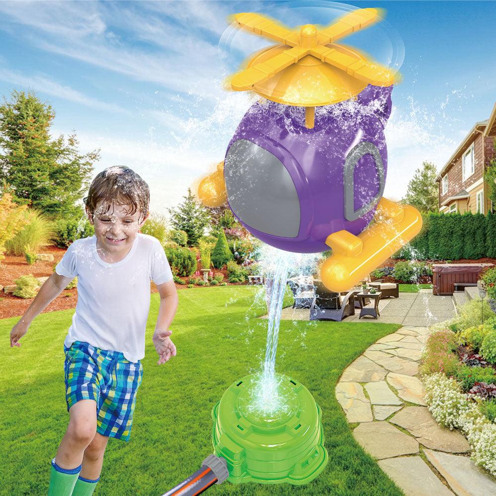 Children's Kweichow Moutai Helicopter Sprinkler Summer Outdoor Lawn Parent-child Splash Water Toys - Dreamy-Designs Store Online