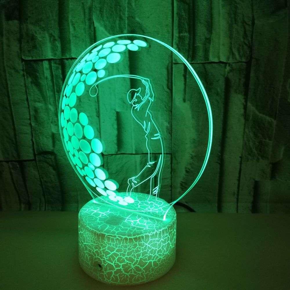 3D Night Light - Modern LED Touch/Remote Control Lamp (3W, 5V USB Powered) for Home, Hotel, Office (10,000 Hour Lifespan) - Dreamy-Designs Store Online