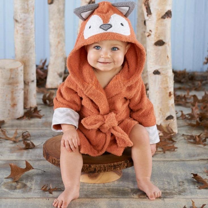 Cartoon Cute Animal Modeling Baby Bath Towels Baby Bathrobes Cotton Children's Bathrobes Baby Hooded - Dreamy-Designs Store Online