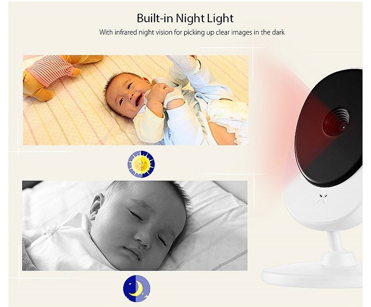 HD Baby Monitor: 300m Range, 2-Way Audio (2.4" Screen) - Dreamy-Designs Store Online