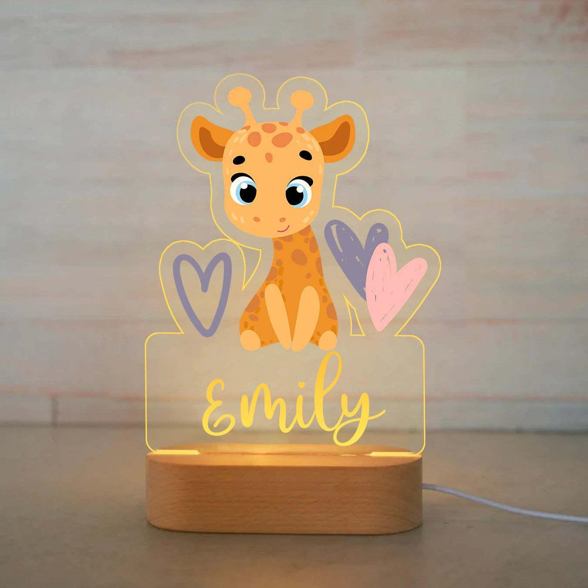 Animal Acrylic Night Light Children - Dreamy-Designs Store Online