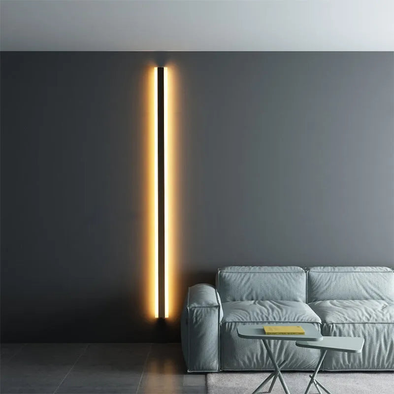 Minimalist Long LED Wall Lamp (30cm-6W) / Modern Acrylic Lighting Fixture / 220V / Living Room, Bedroom, Hallway Illumination - Dreamy-Designs Store Online