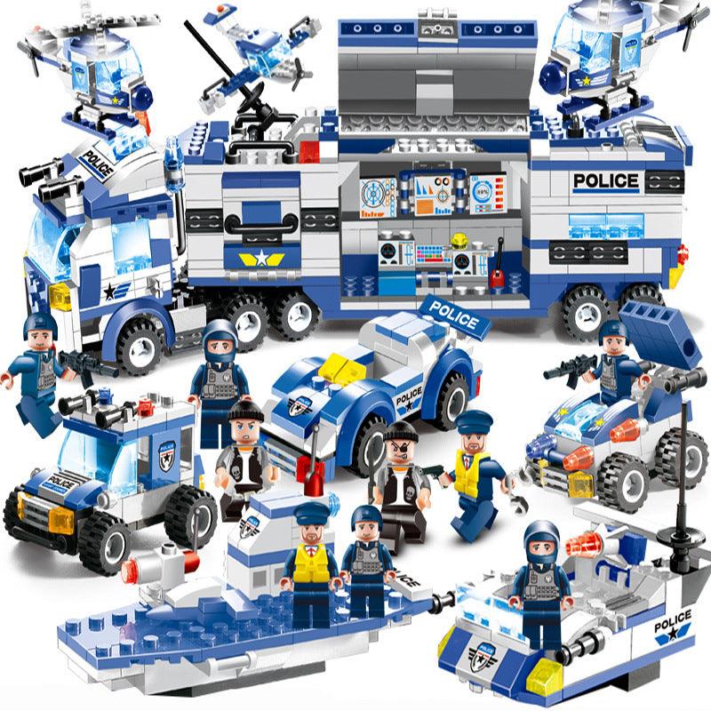 Military aircraft carrier police building blocks - Dreamy-Designs Store Online