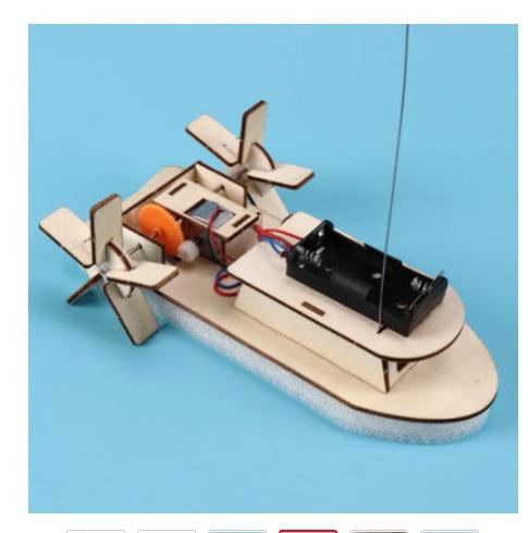 DIY Electric Hovercraft Kit: STEM Toy for Ages 4+ (5-Star Difficulty) - Dreamy-Designs Store Online