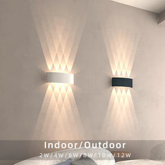 Aluminum LED Wall Lamp Waterproof IP65 interior wall light Up and Down Outdoor Garden Lights Bedroom Living Room Stairs Lighting - Dreamy-Designs Store Online