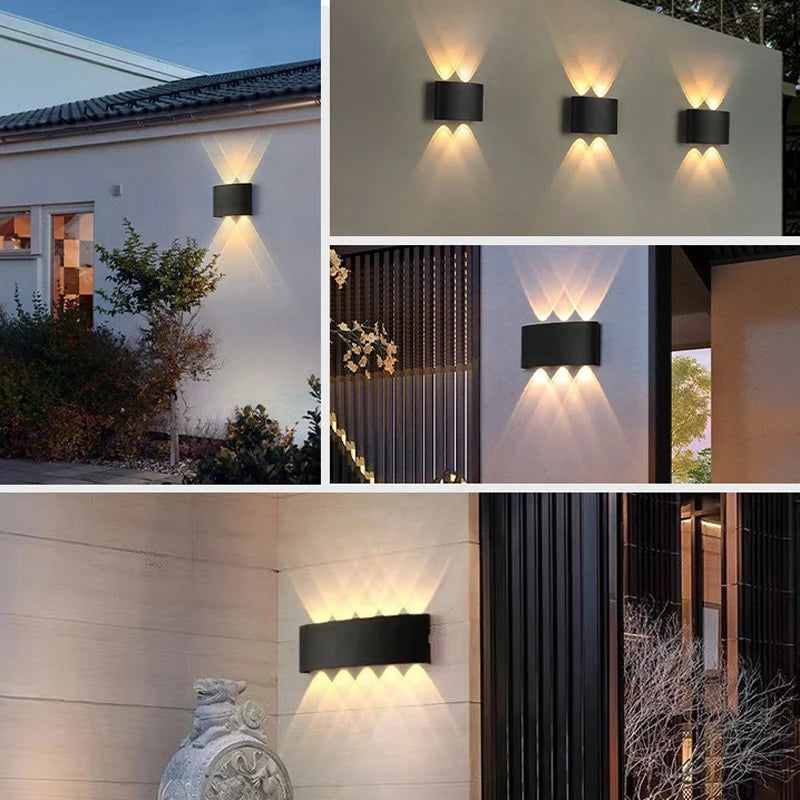 Aluminum LED Wall Lamp Waterproof IP65 Outdoor Garden Lights 8W 12W Interior Wall Light for Bedroom Living Room Stairs Lighting - Dreamy-Designs Store Online