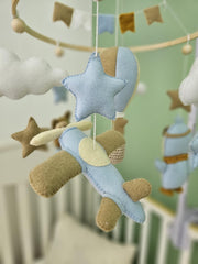 Adventure Bear Baby Mobile - Dreamy-Designs Store Online