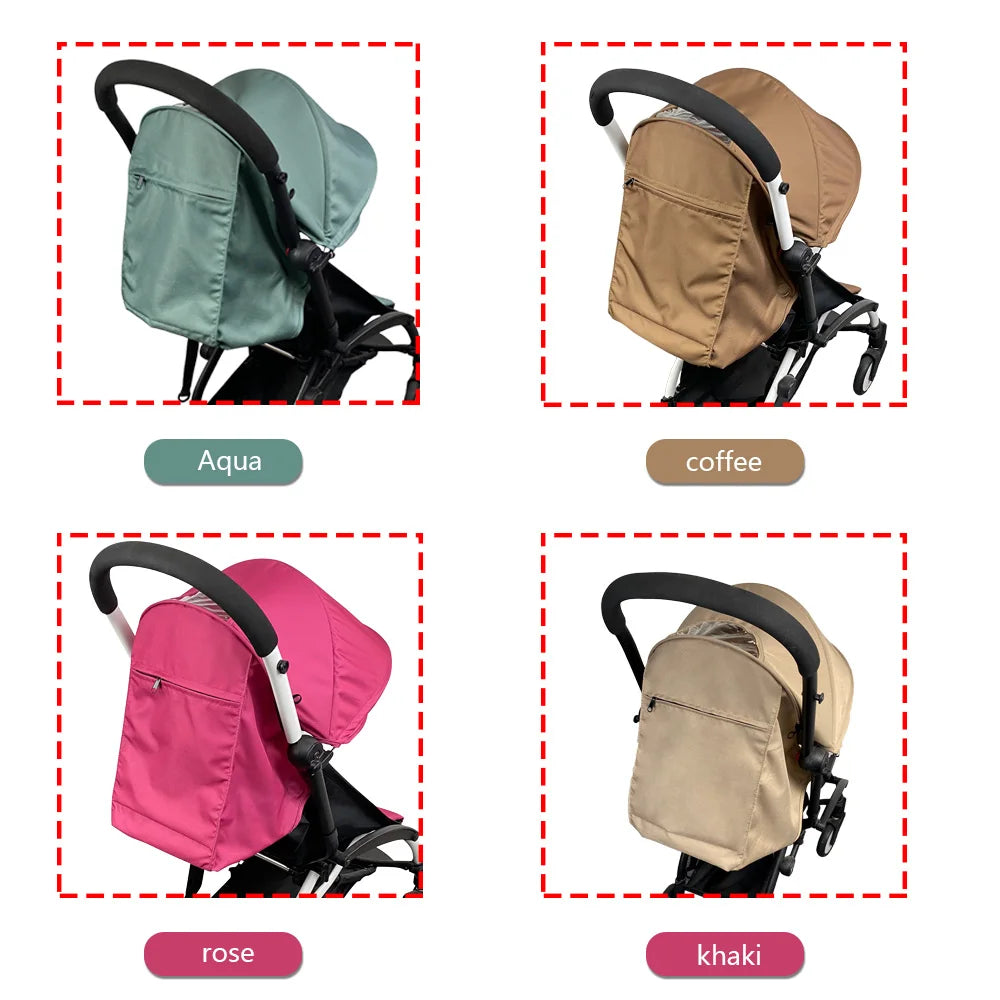 3pcs/set 175 Stroller Accessories Canopy Cover Seat Cushion For Babyyoya Sunshade Cover Seat Mattress With Zipper Pocket - Dreamy-Designs Store Online