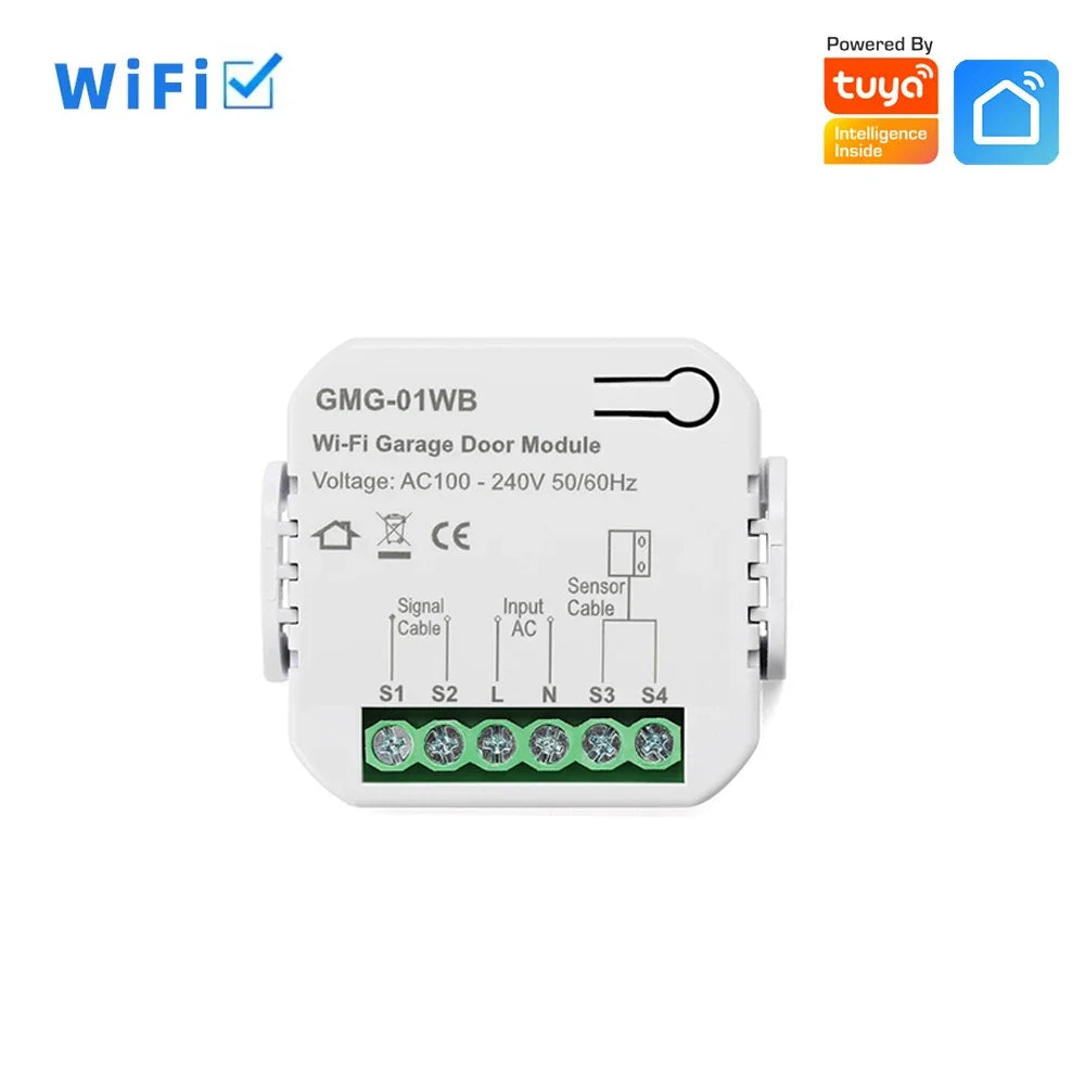 Tuya WiFi Zigbee Smart Garage Door Controller Opener Universal Garage Door Control Switch Voice Control for Alexa Google home