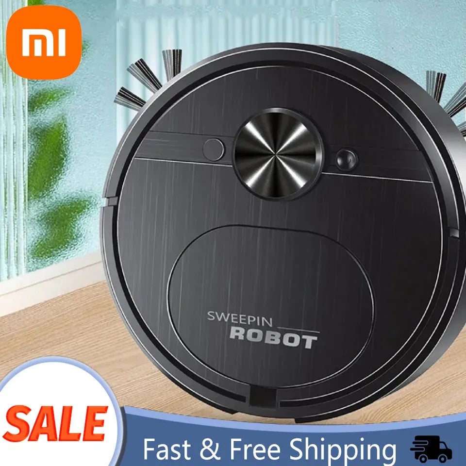 Xiaomi Smart Robot Vacuum Cleaner (3-in-1) / 4000Pa Suction / Pet Hair & Carpet Specialist / 2-Hour Battery / Automatic Home Cleaning (Black, White) - Dreamy-Designs Store Online