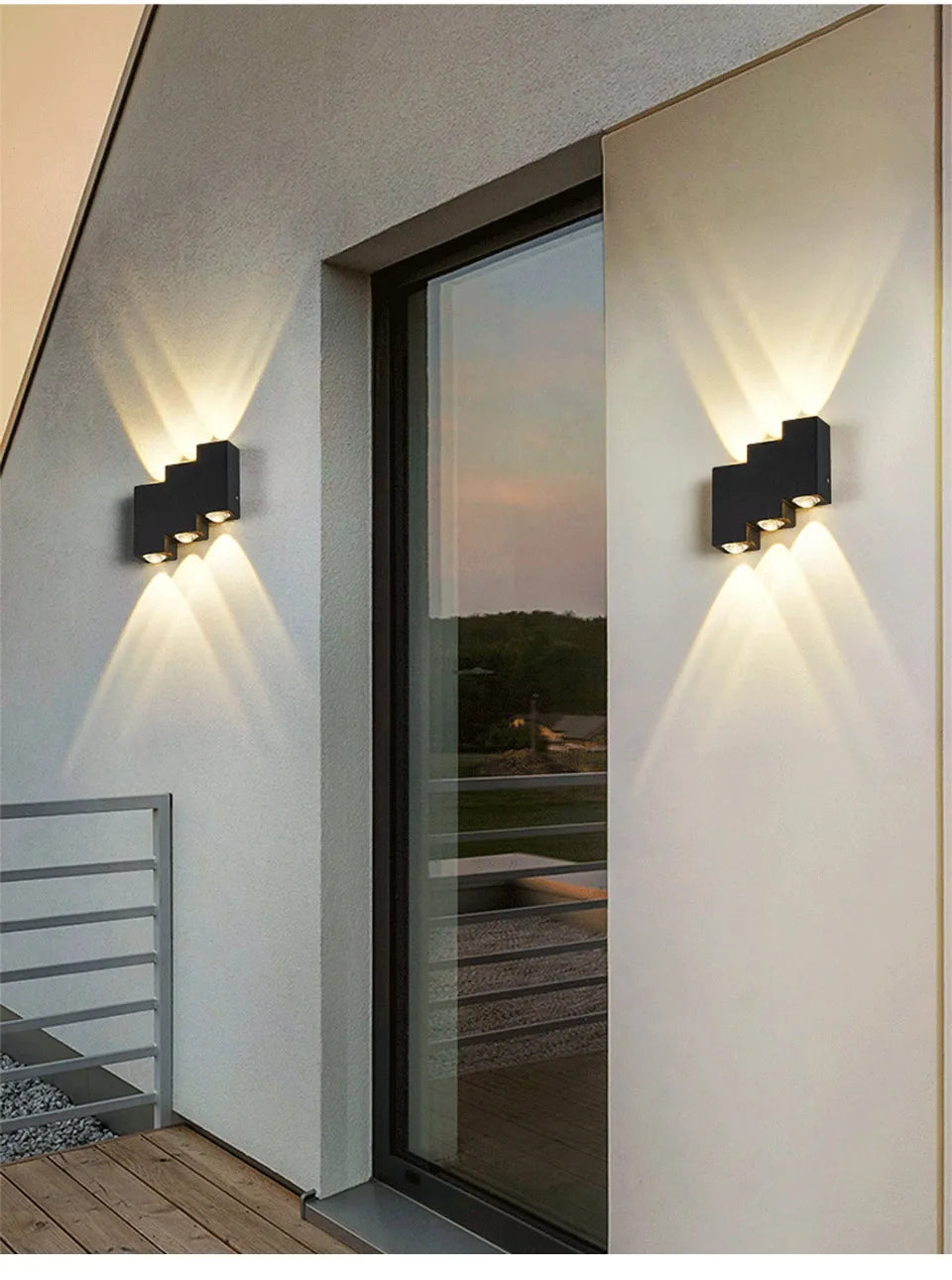 Aluminum LED Wall Lamp Outdoor Waterproof IP66 Yard Wall Light 4W 6W 8W 12W Garden Lights Bedroom Living Room Stairs Lighting - Dreamy-Designs Store Online