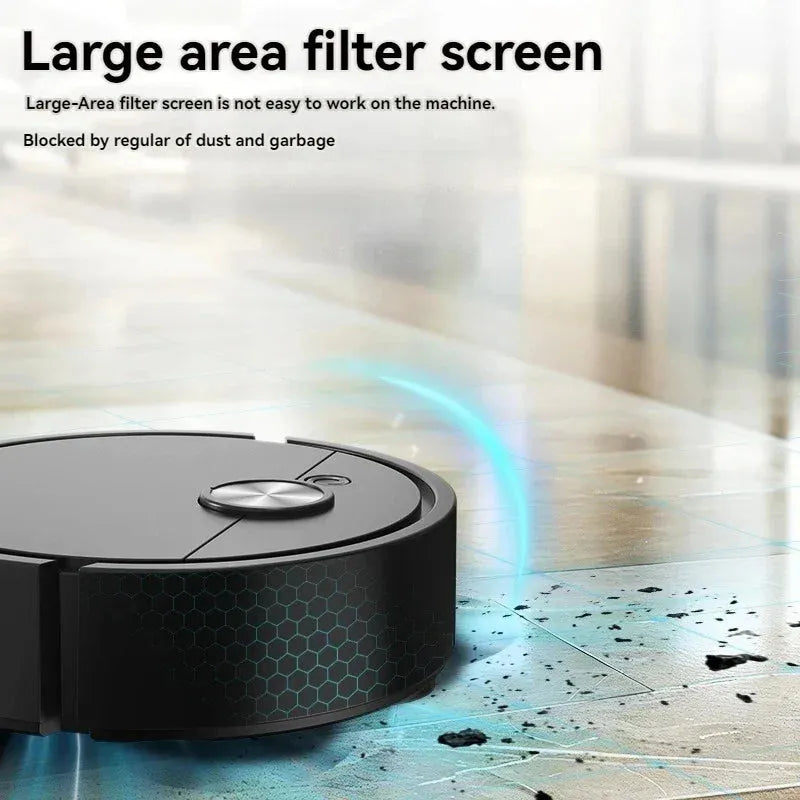 Smart 3-in-1 Robot Vacuum Cleaner (4000 Pa Suction) / Easy-to-Use / Ideal for Hard Floors, Carpets & Pet Hair / 40-Minute Battery Life - Dreamy-Designs Store Online