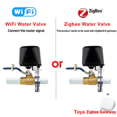 Tuya WiFi/Zigbee Water Valve Gas Shutoff Controller Support Alexa Google Assistant Smart Wireless Remote Control Smart Life App