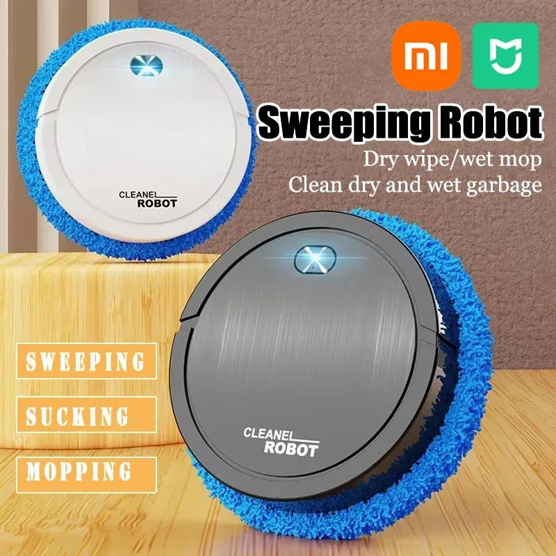 Xiaomi MIJIA 5-in-1 Smart Sweeping Robot Mini (Silent Vacuum Cleaner) / Sweep, Mop, Brush / Multi-function Cleaning Machine / For Home / USB Rechargeable / 60mm Ultra-Thin - Dreamy-Designs Store Online