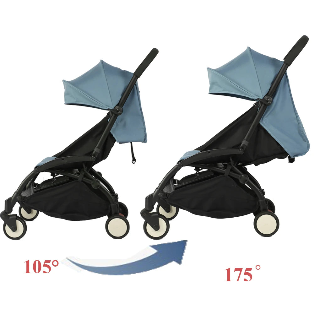 Premium 3-Piece Stroller Accessory Set for YOYO/YOYO2/YOYA Babytime (Hood, Mattress, Seat Cushion) - UPF50+ Sun Protection, Comfortable Padding - Dreamy-Designs Store Online