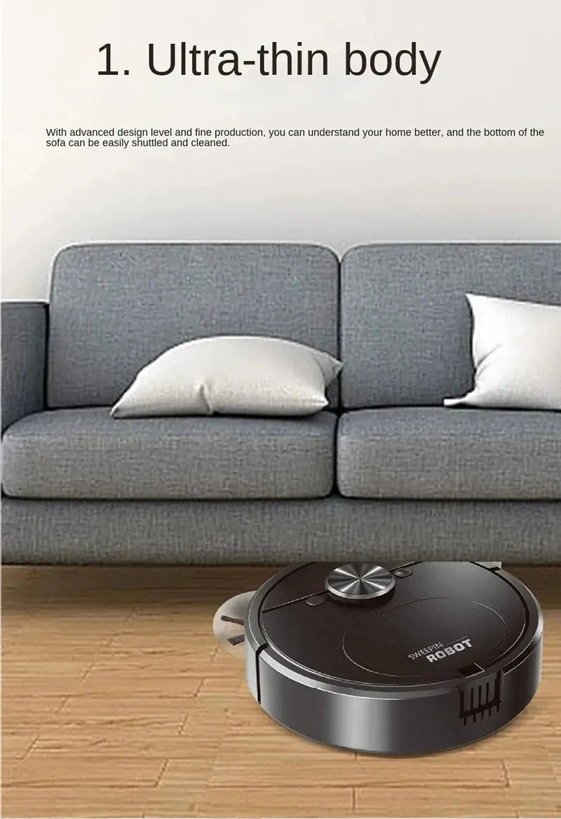 Xiaomi Smart Robot Vacuum Cleaner (3-in-1) / 4000Pa Suction / Pet Hair & Carpet Specialist / 2-Hour Battery / Automatic Home Cleaning (Black, White) - Dreamy-Designs Store Online