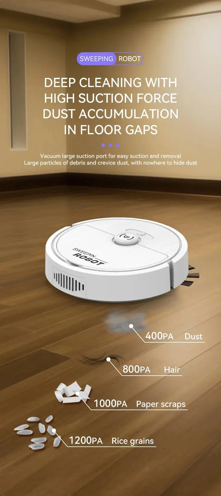 Xiaomi MIJIA 3-in-1 Smart Robot Vacuum (Sweep/Mop/Vacuum) "Automatic Cleaning Expert" / CE Certified / Remote Control / Suitable for Carpets & Hard Floors - Dreamy-Designs Store Online