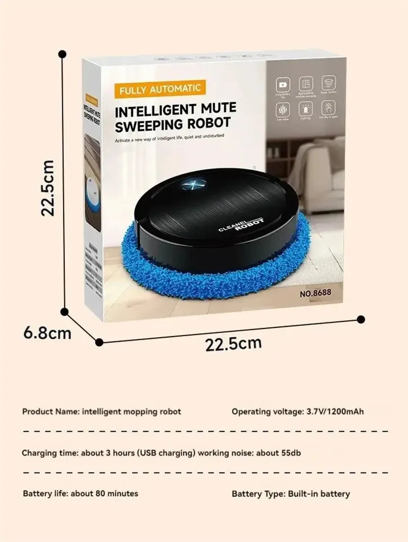 Xiaomi MIJIA 5-in-1 Smart Sweeping Robot Mini (Silent Vacuum Cleaner) / Sweep, Mop, Brush / Multi-function Cleaning Machine / For Home / USB Rechargeable / 60mm Ultra-Thin - Dreamy-Designs Store Online