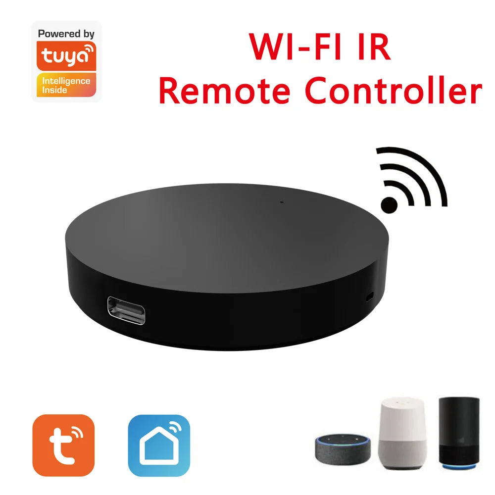 Tuya Smart WiFi Universal IR Remote Control 38KHz DIY Smart LIfe APP Voice Control for TV DVD AC with Alexa Alice Google Home - Dreamy-Designs Store Online