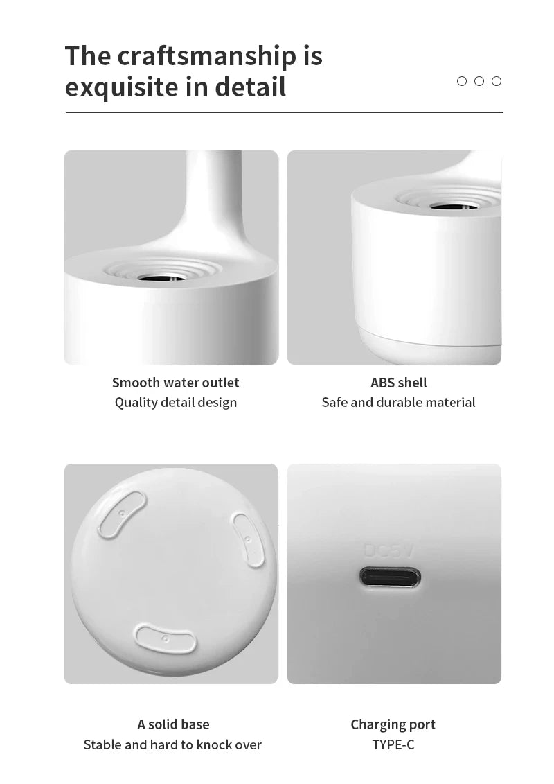 Xiaomi MIJIA Anti-Gravity Humidifier (Portable Aroma Diffuser) // Silent Operation // 8-Hour Runtime // Night Light // Intelligent Display // Smart Dry Burn Protection - Dreamy-Designs Store Online