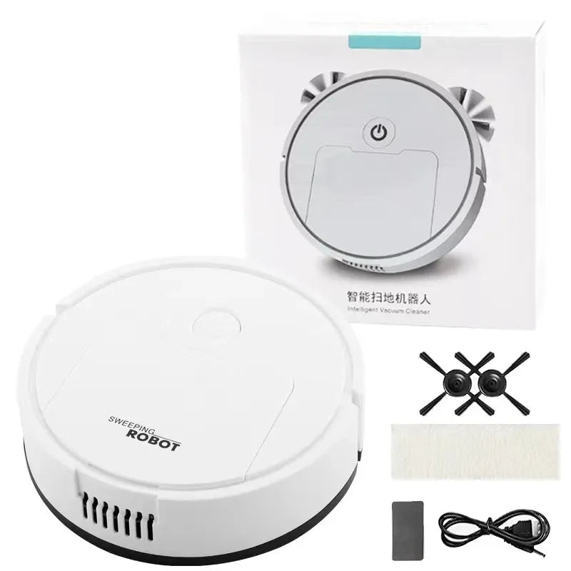 Fully Automatic Mini Robot Vacuum (Sweep/Mop/Suction) - Intelligent 3-in-1 Cleaning Machine - Household Helper for Easy Floor Maintenance - Dreamy-Designs Store Online