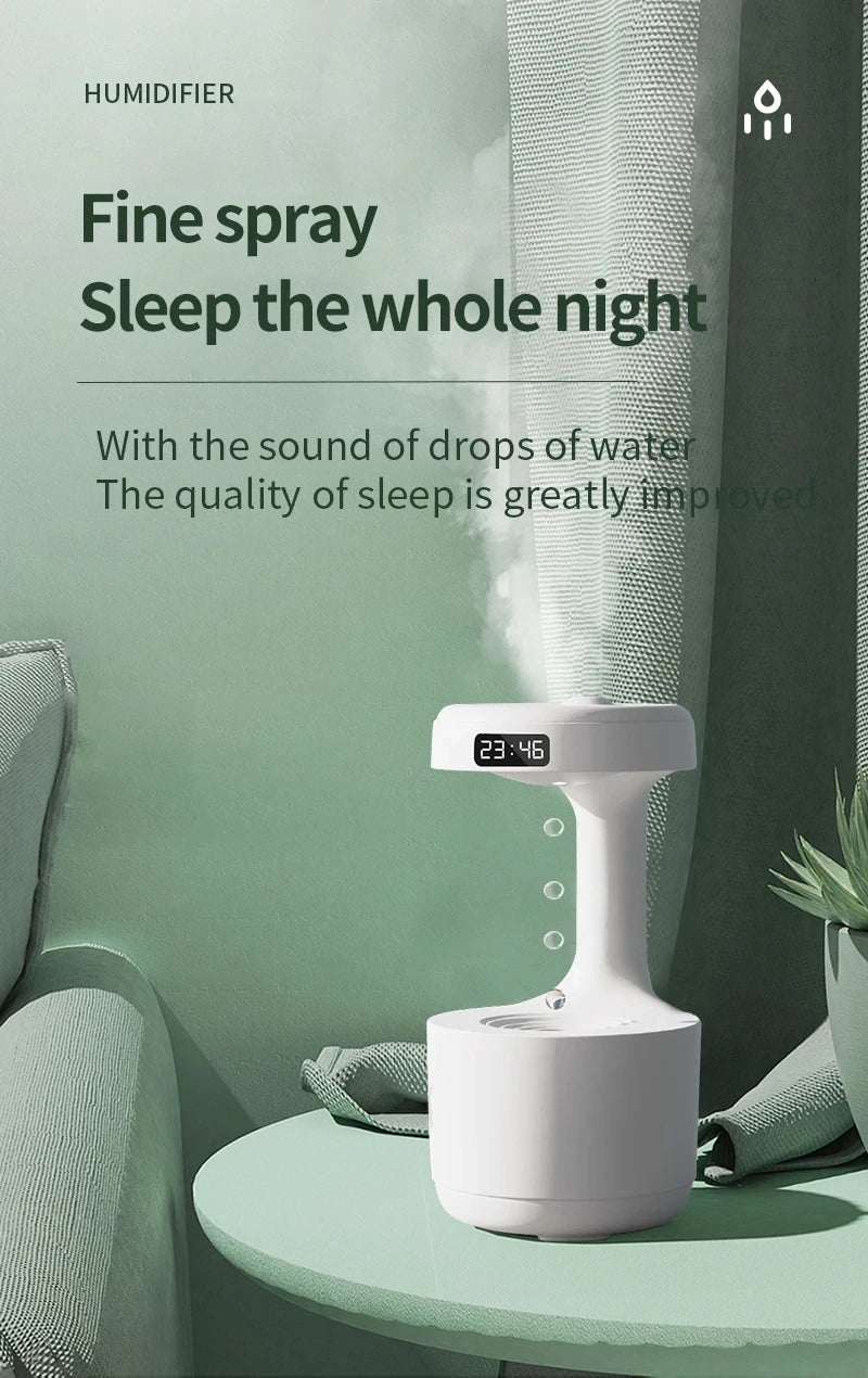 Xiaomi MIJIA Anti-Gravity Humidifier (Portable Aroma Diffuser) // Silent Operation // 8-Hour Runtime // Night Light // Intelligent Display // Smart Dry Burn Protection - Dreamy-Designs Store Online