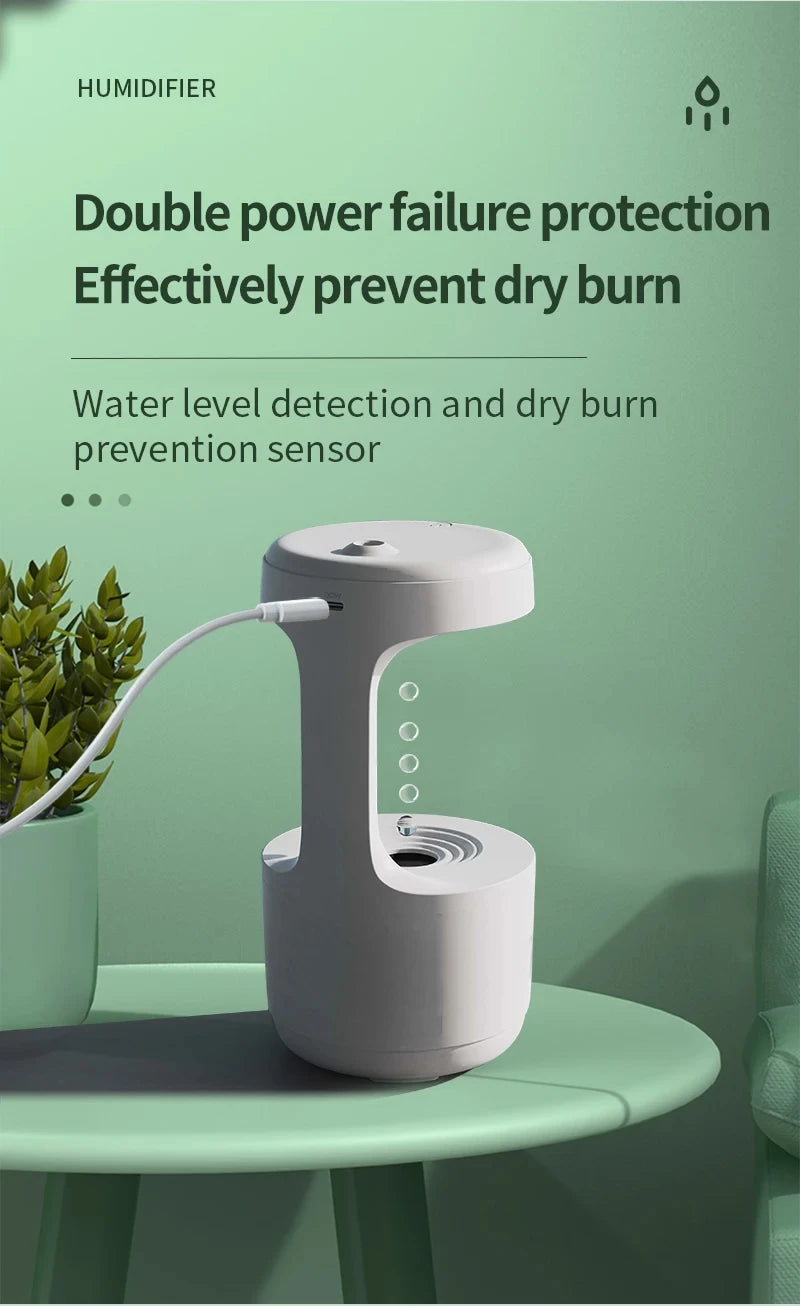 Xiaomi MIJIA Anti-Gravity Humidifier (Portable Aroma Diffuser) // Silent Operation // 8-Hour Runtime // Night Light // Intelligent Display // Smart Dry Burn Protection - Dreamy-Designs Store Online